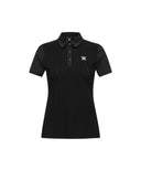 ANEW Golf Women's SM Textured Hybrid Short T-Shirt - Black