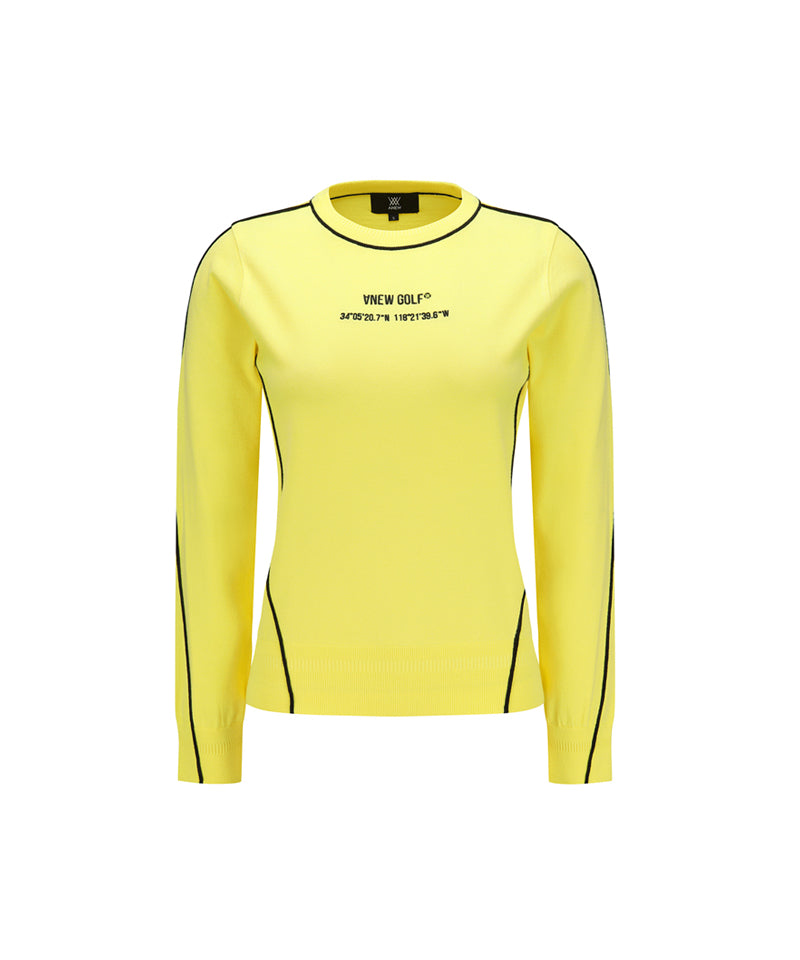ANEW Golf Women's SP Essential Sweater - Yellow