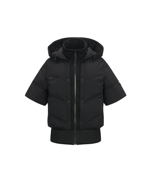 ■ANEW GOLF■ WOMEN SM SHORT SLEEVE JACKETBK ANEW GOLF Women Performance Short Sleeve Jacket - Black