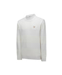 Men's Knit Block High Neck Sweater - Ivory