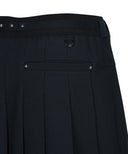 Women's Half Pleats Points SQ - Dark Navy