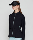 Women's FA Mid Legth Hooded Jacket - Black