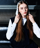 Women's FA Hooded Vest - Navy