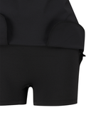 Women's Out Pocket H Line Skirt - Black