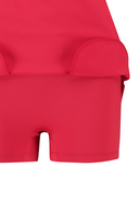 Women's Out Pocket H Line Skirt - Red