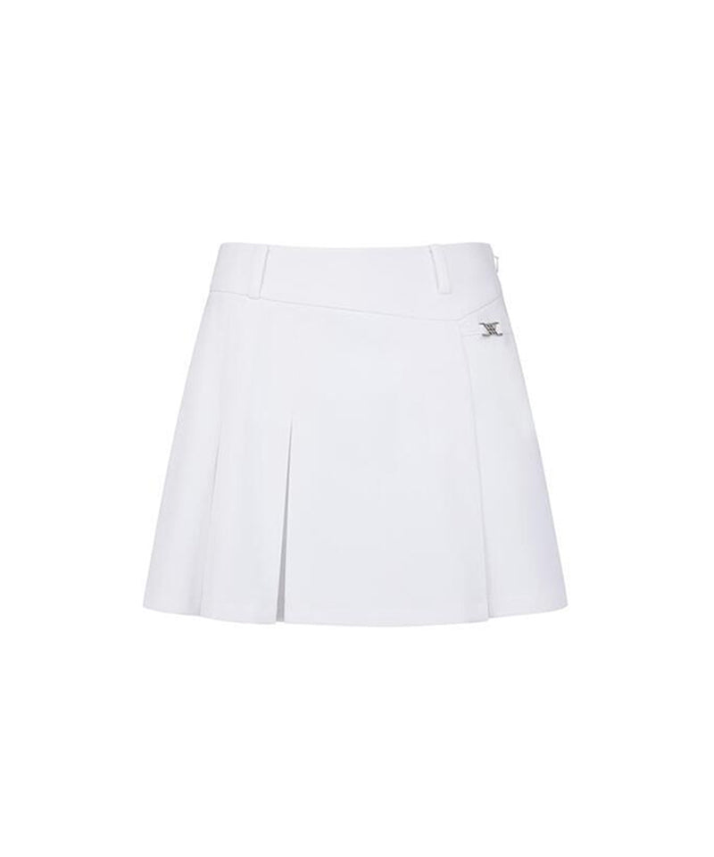 ANEW Golf Women's SM Back Pleated Skirt - White