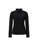 ANEW Golf Women's Knit Collar Long T-Shirt - Black