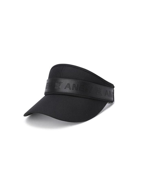 ANEW Golf Women's Tape Point High Crown Visor - Black – Anew