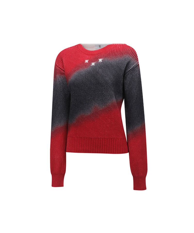 Women's Dyed Pullover - Red
