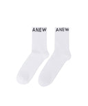 ANEW Golf Men's Essentials Medium Neck Socks - Off-White