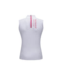 Women's Front Logo Point Sleeveless - White