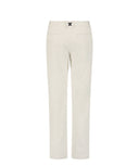 Men's Brushed Action Incision Pants - Ivory