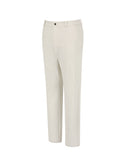 Men's Brushed Action Incision Pants - Ivory