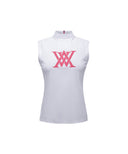 Women's Front Logo Point Sleeveless - White