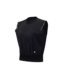 ANEW GOLF Women's SM Round Neck Sleeveless - Black