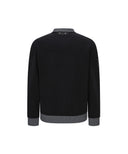 ANEW Golf Men's Quilting Logo Point MTM - Black