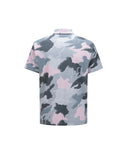 ANEW GOLF Men's SM Wave Pattern Short T-Shirt - Light Pink