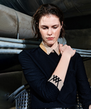 Women's FA Back Zip Long T-Shirt - Black