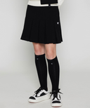Women's WI Brushed Fleece Pleated Skirt - Black