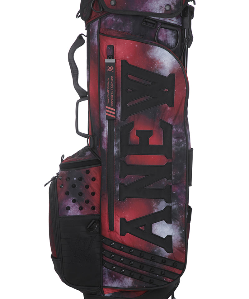 ANEW GOLF Uni Galaxy Pattern Stand Bag - Red