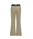 ANEW GOLF Women's Essentials Fleece Boots Cut Long Pants  - Beige