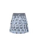 ANEW Golf Women's SM All Over Pleated Skirt - Blue