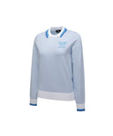 [Legacy Sale] Women's Logo Combination Pastel Sweater - Sky Blue