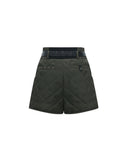 ANEW GOLF Women's Tube Down Set-Up Half Pants - Khaki
