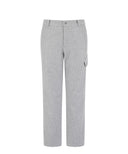 Men's Windproof Wool Like Comfort Pants - Melange Grey