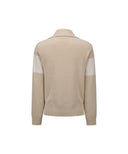 ANEW Golf Women's Big Collar Half Zip-UP Pullover - Light Beige