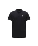 Men Back Fabric Block Short T-Shirt - Black