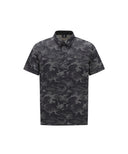 Men Camoflage Short T-Shirt - D/Brown