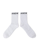 ANEW Golf Men's Essentials Medium Neck Socks - Off-White