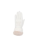 ANEW GOLF Women's  Furry Gloves - Ivory