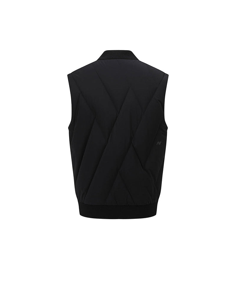 Men's Hybrid Knit Vest - Black