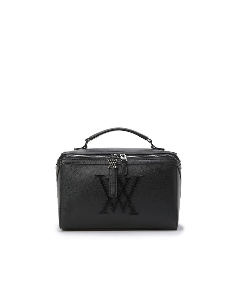Women's Diamond Square Color Tote Bag - Black