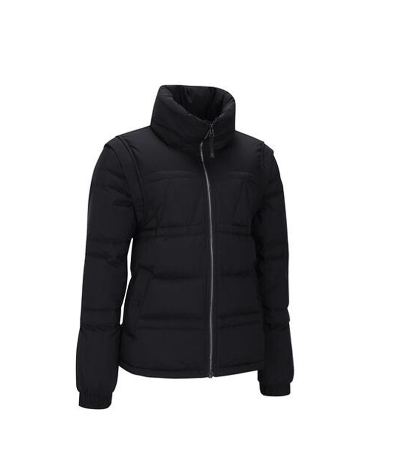 ANEW Golf Women's Sleeve Detachable Down Jacket - Black