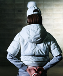 Women's WI Short Sleeve Down Jacket - Ivory