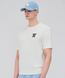 Men's Round Short Sleeve Sweater - Ivory