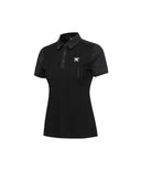 ANEW Golf Women's SM Textured Hybrid Short T-Shirt - Black