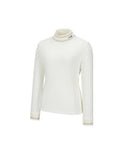 ANEW Golf Women's Winter High Neck Long T-Shirt - Ivory
