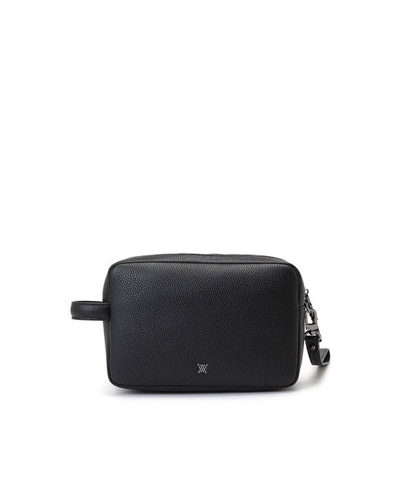Detachable Monogram Pouch - Black