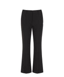 Women's Slit Boot Cut Pants - Black