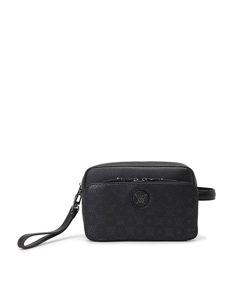 Detachable Monogram Pouch - Black