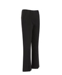 Women's Slit Boot Cut Pants - Black