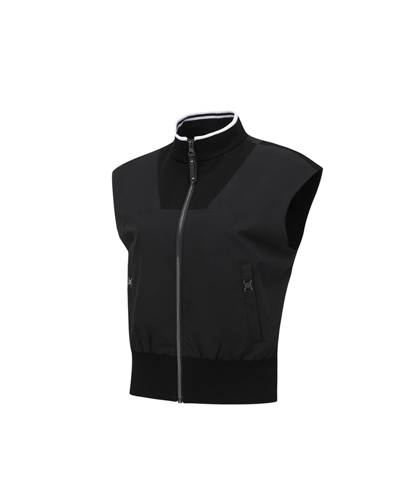 ANEW Golf Women's Sp Hybrid Knit Vest - Black