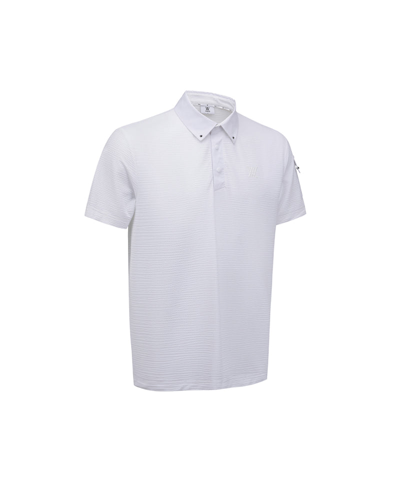 ANEW GOLF Men's SM Sleeve Pocket Short T-Shirt - White