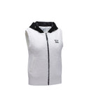 ANEW GOLF Women Hoodie Knit Zip-Up Vest - White