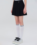 Women's Jacquard Pants Skirt - Black