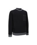 ANEW Golf Men's Quilting Logo Point MTM - Black